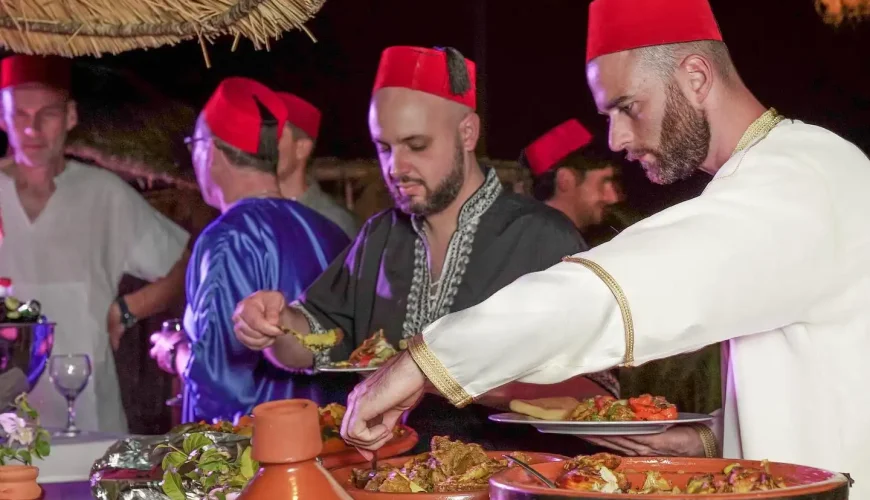 dejeuner piscine a agafay